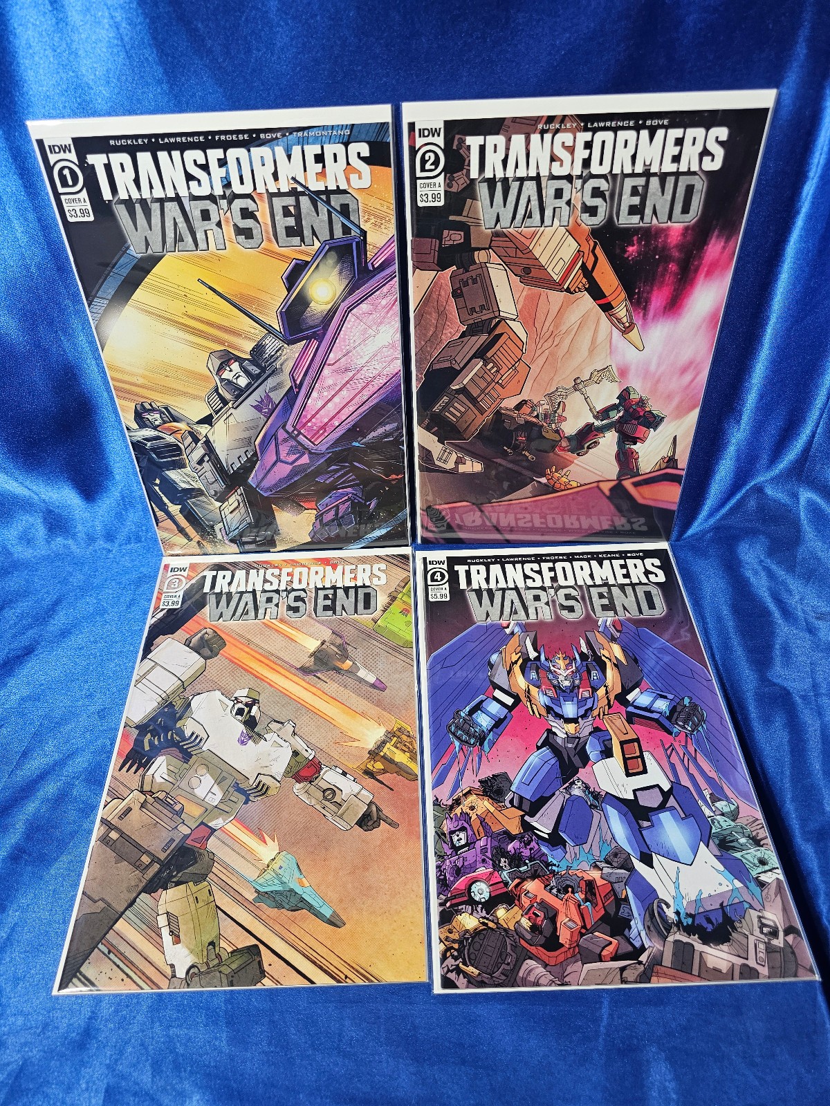 Transformers: War\'s End #1-4 Complete Cover A Set Run IDW 1 2 3 4