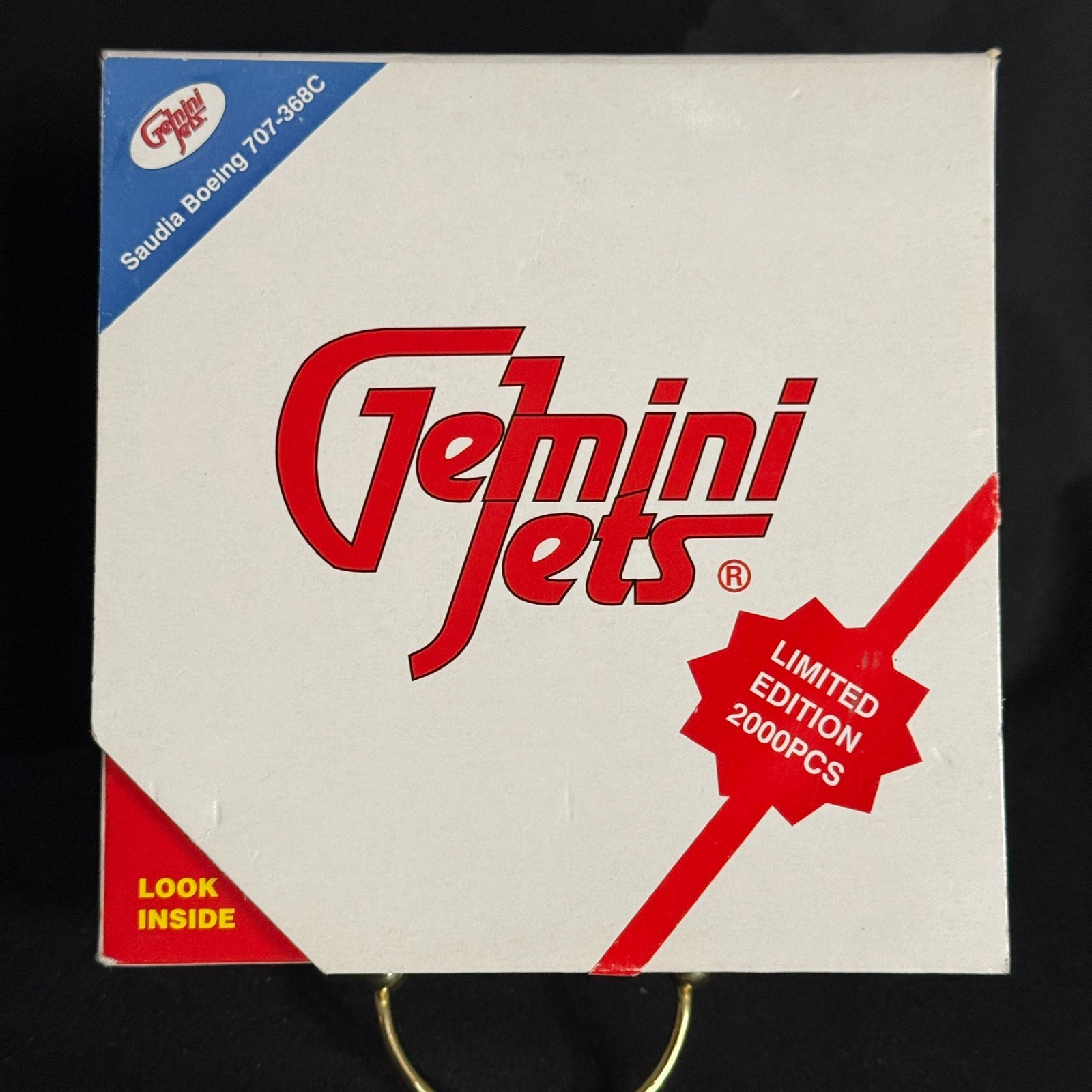 Gemini Jets Saudia Boeing 707-368C 1:400 Diecast 70030 Limited 2000 Boxed