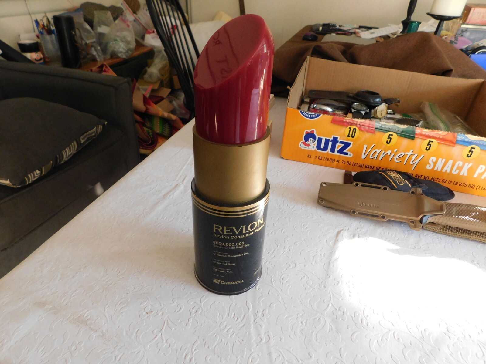 REVLON CORPORATION 1996 DEBT FINANCING DESK COMMEMORATIVE LIPSTICK TROPHY REVLON CORPORATION 1996 DEBT FINANCING DESK COMMEMORATIVE LIPSTICK TROPHY
