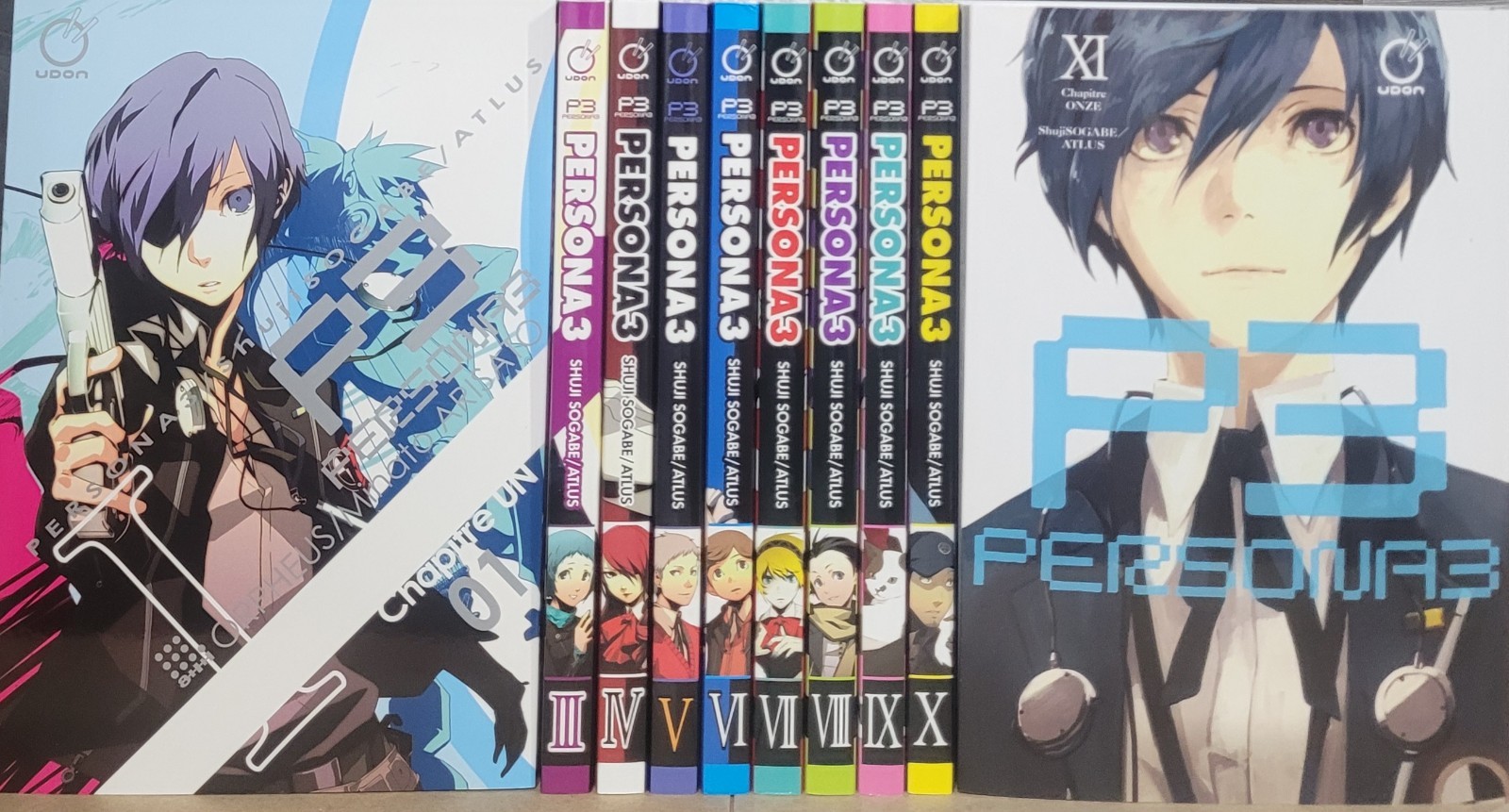 Persona 3 P3 Manga Vol. 1,3-11  English UDON Entertainment Brand New (No #2)