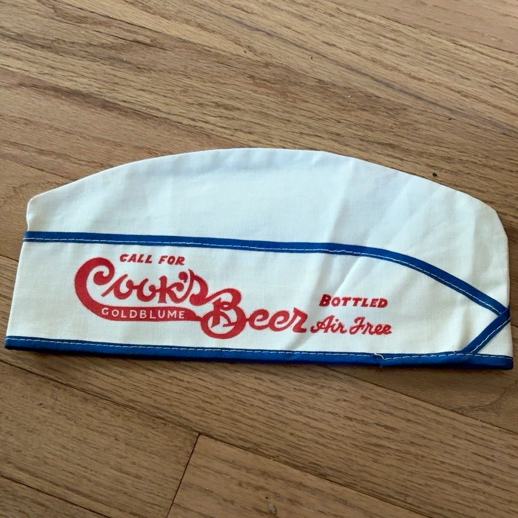Cook's Ale Bottled Air Breweriana Collectible Hat