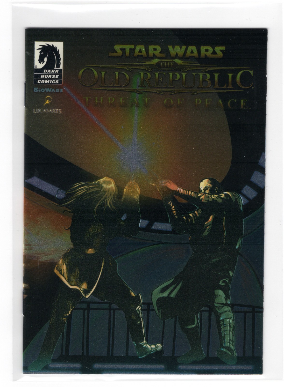 Dark Horse Star Wars Old Republic Threat of Peace foil ashcan comic SDCC 2009..C