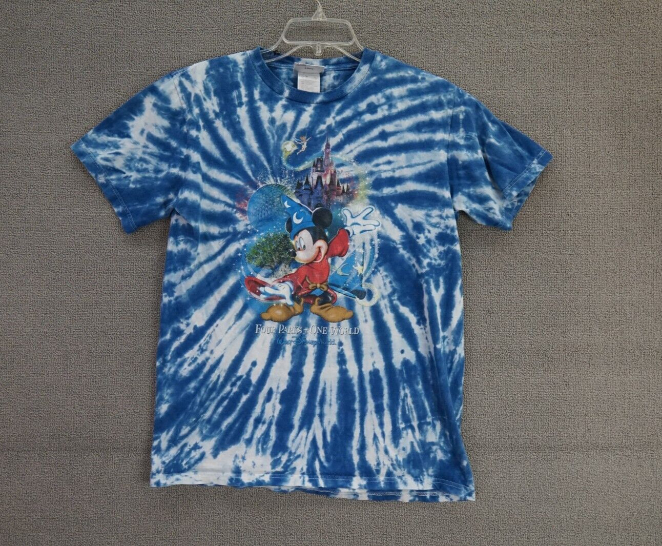 VTG Disney Big Graphic Single Stitch T Shirt Tie Dye Mickey Youth XL VTG Disney Big Graphic Single Stitch T Shirt Tie Dye Mickey Youth XL