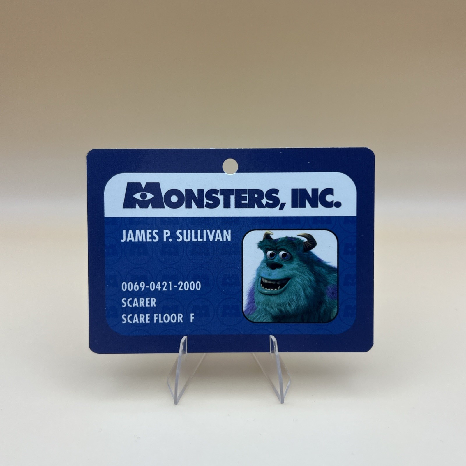 James P. Sullivan (Sully) ID Card Disney Pixar Monsters Inc. 2001 Topps Rookie James P. Sullivan (Sully) ID Card Disney Pixar Monsters Inc. 2001 Topps Rookie
