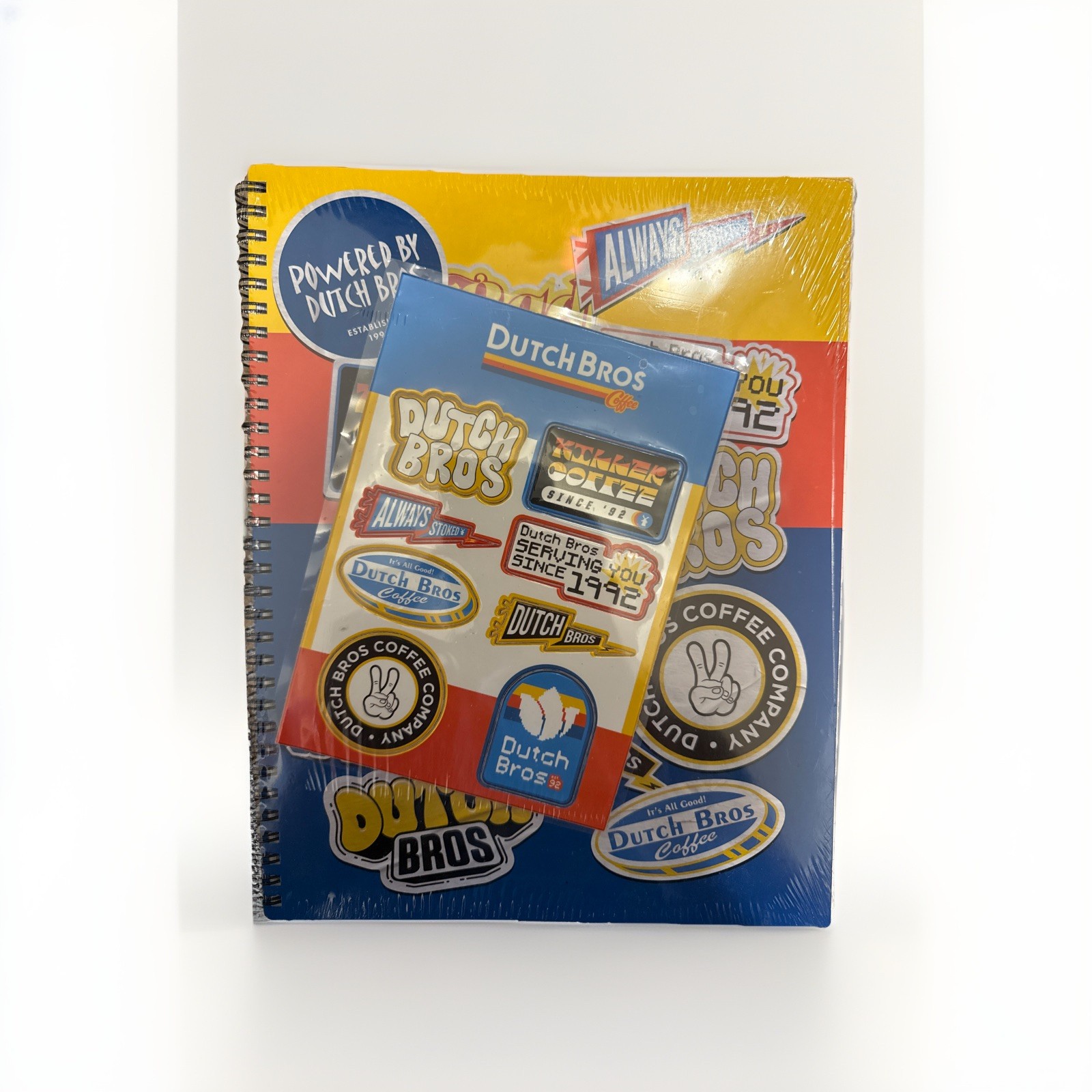 Dutch Bros RARE Sealed Notebook + Stickers