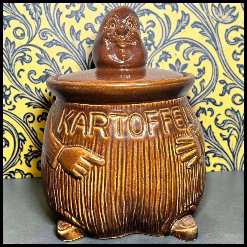 Vintage 1970s West German Marzi & Remy Kartoffeln Potato Keeper Ceramic Pot Vintage 1970s West German Marzi & Remy Kartoffeln Potato Keeper Ceramic Pot