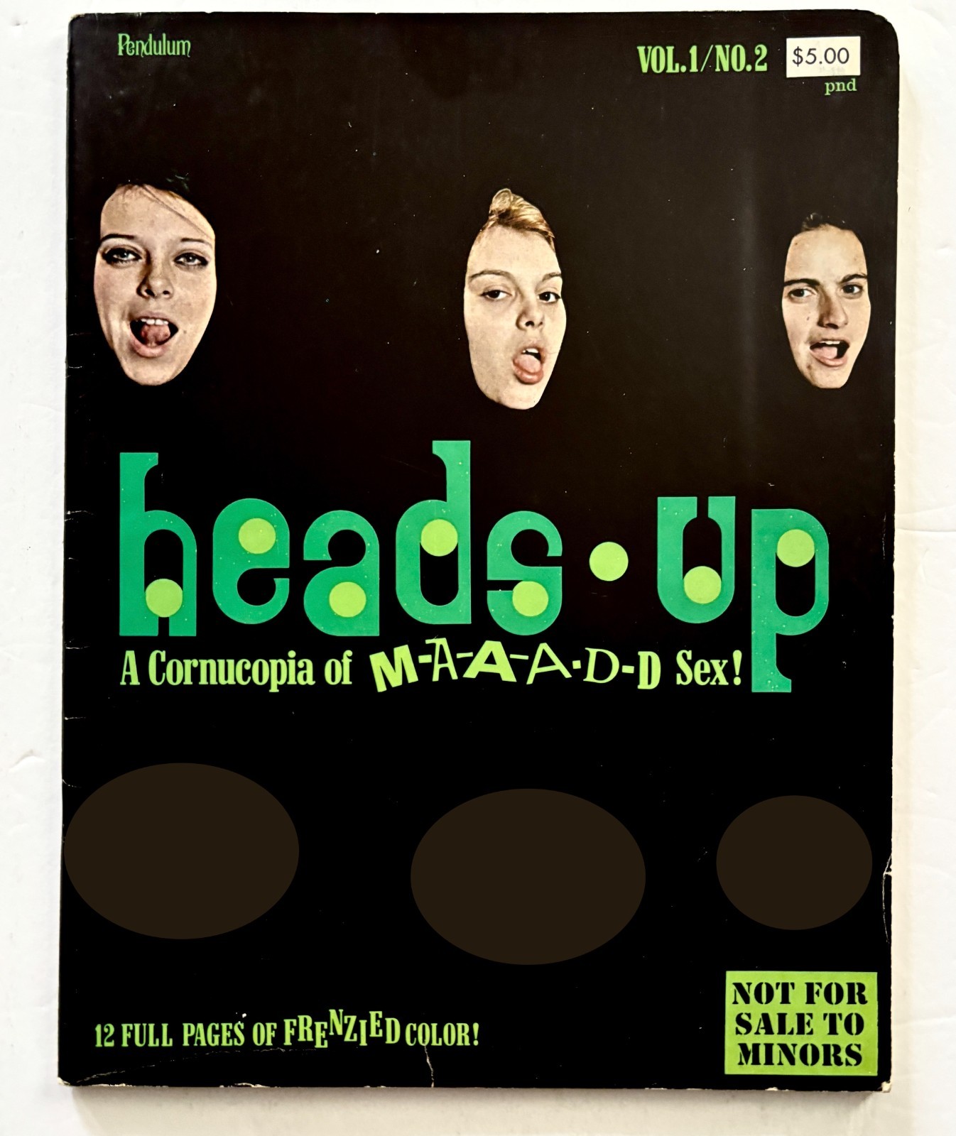 HEADS UP Vol. 1 No. 2 – Feb–Mar 1970 – Pendulum Publishers
