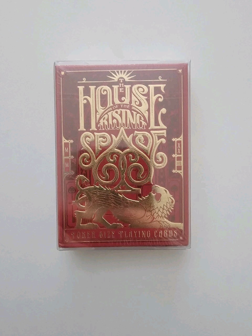 Stockholm17 House of the Rising Spade Patronium Gilded Playing Cards