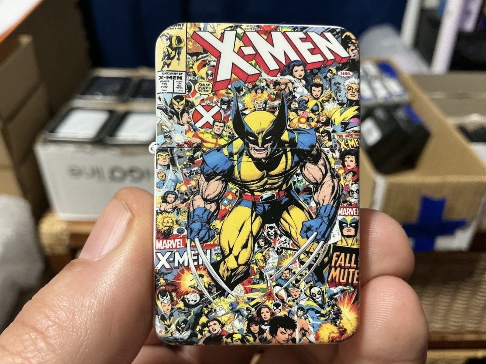 Marvel X-Men Wolverine Fall of the Mutants Comic Cover Collectible Lighter