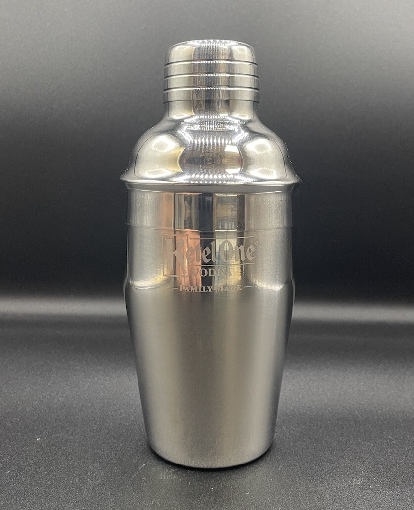 Ketel One Vodka Stainless Steel Shaker Barware Cocktail Martini Mixer 3-Pieces Ketel One Vodka Stainless Steel Shaker Barware Cocktail Martini Mixer 3-Pieces