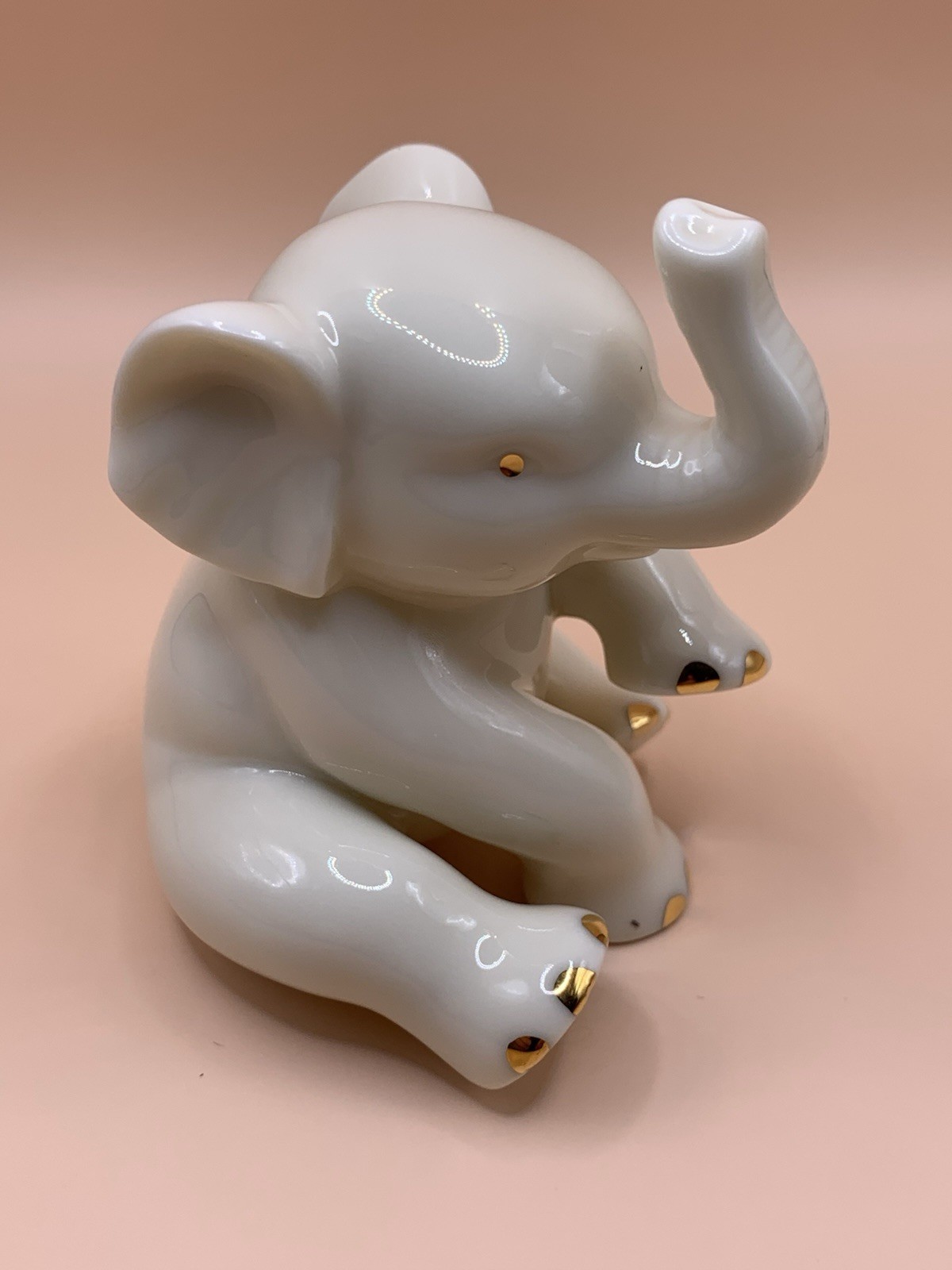 Lenox porcelain Elephant w/ Gold Trim