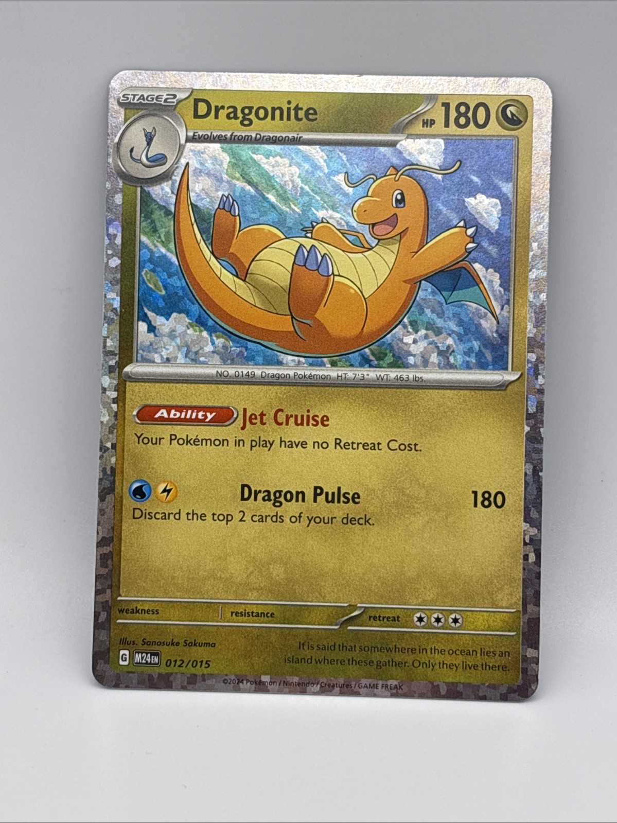 Pokemon - Dragonite 012/015 - McDonald's Promo - Holo - 2024