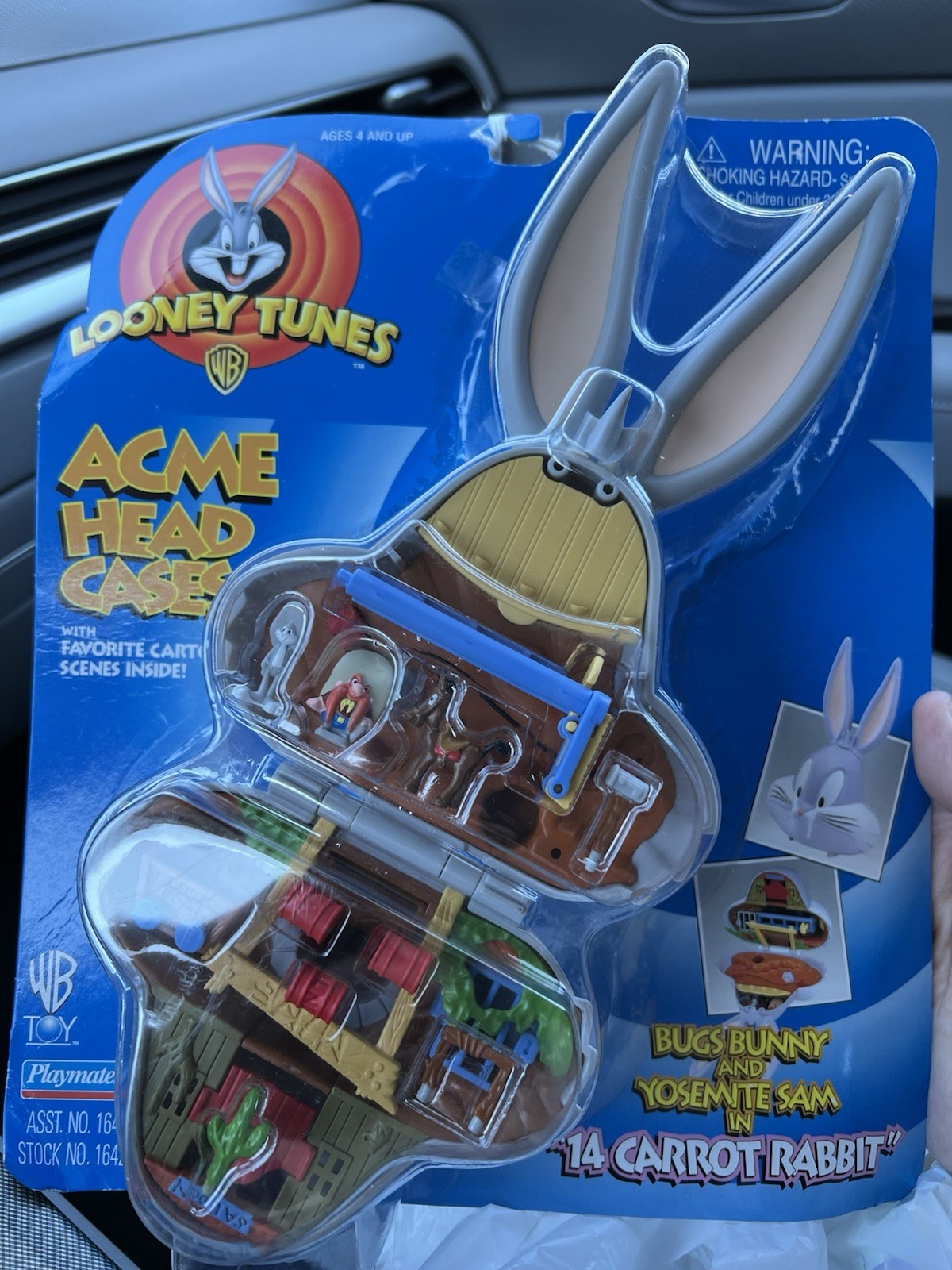 Looney Tunes 1997 Bugs Bunny Acme Head Cases Mini Playset Playmates NEW Sealed