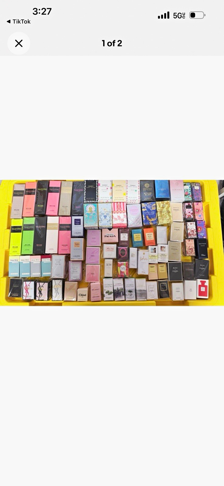Mixed Brands mini perfume original 100pcs