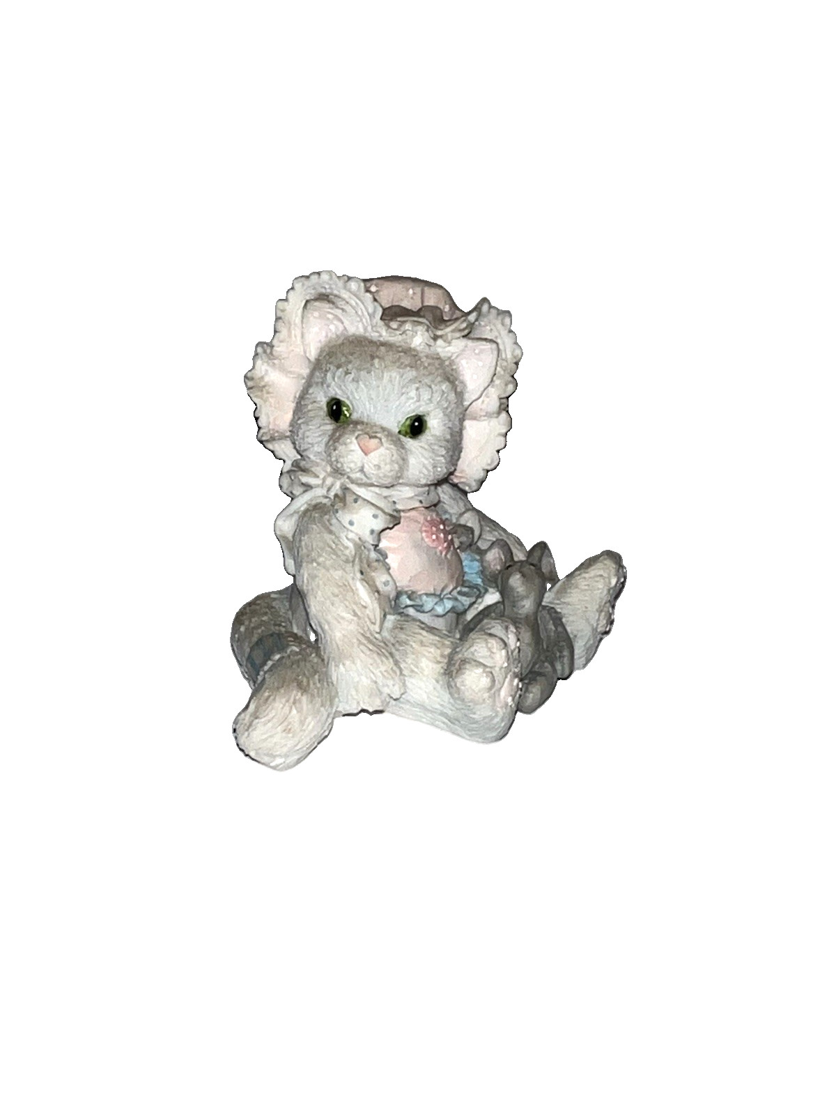 Vintage 1992 Enesco Calico Kittens Love's Special Delivery Figurine 628425 Cat