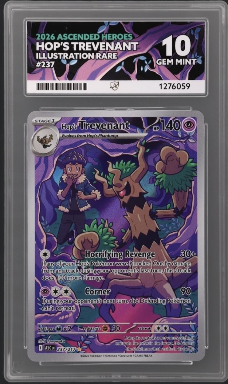ACE 10 - Hop's Trevenant - 237/217 - Ascended Heroes - Pokemon ACE 10 - Hop's Trevenant - 237/217 - Ascended Heroes - Pokemon