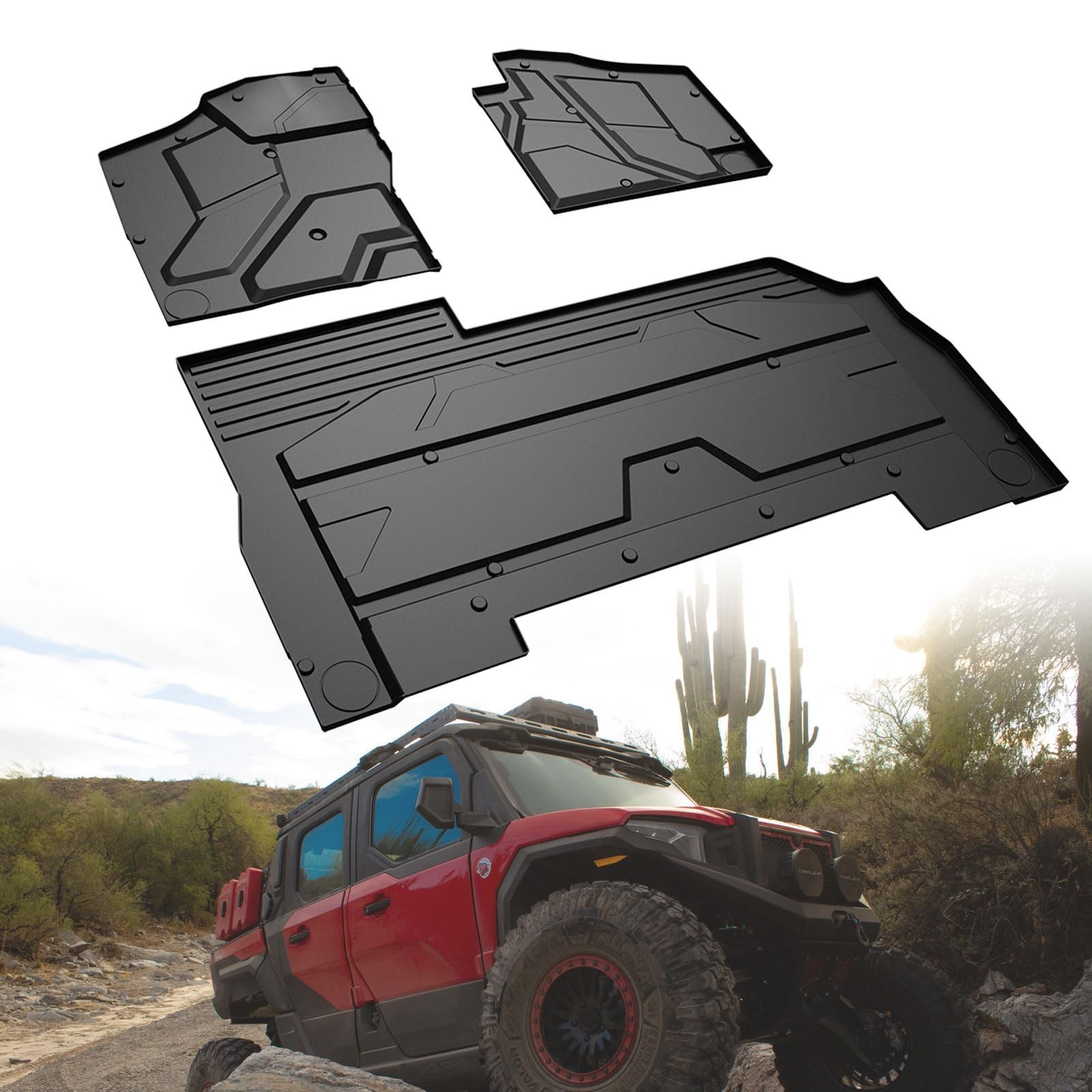 Floor Mats for 2025 Polaris Xpedition XP 5/ADV 5, TPE Front & Rear Anti-Slip ... Floor Mats for 2025 Polaris Xpedition XP 5/ADV 5, TPE Front & Rear Anti-Slip ...