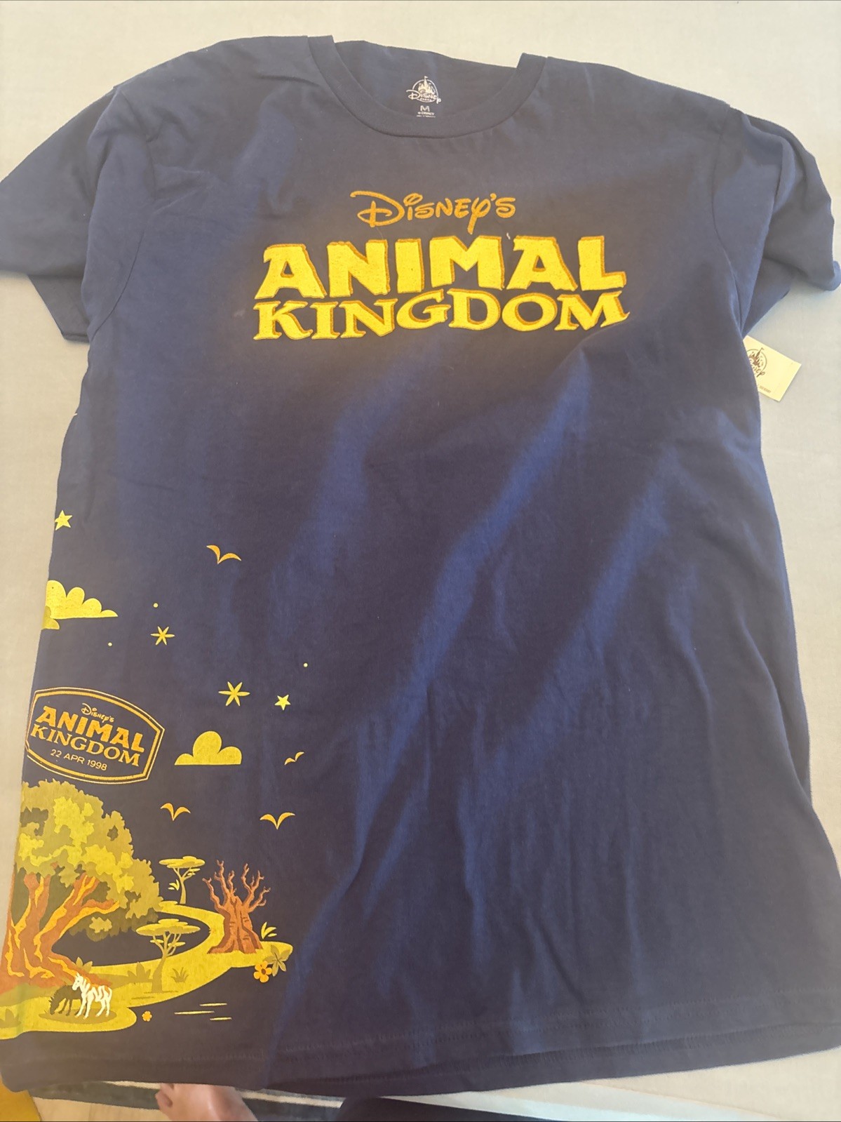 Vintage Disney Animal Kingdom T Shirt Men’s Medium Navy Blue Graphic Tee Cotton Vintage Disney Animal Kingdom T Shirt Men’s Medium Navy Blue Graphic Tee Cotton