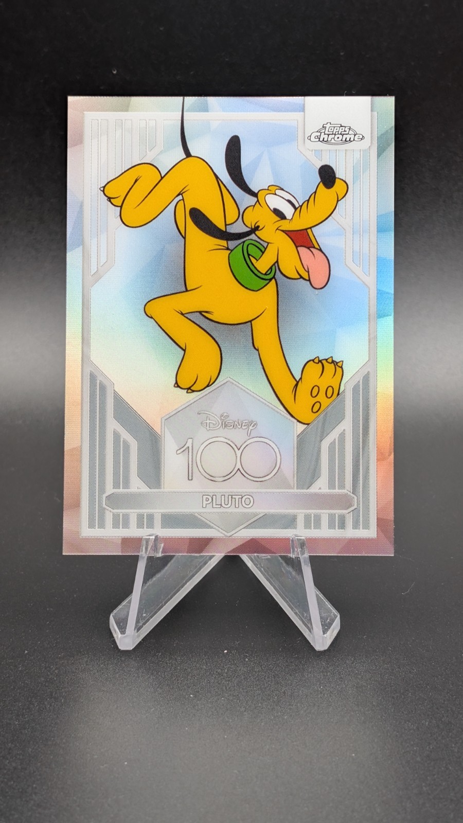 2023 Topps Chrome Disney 100 PLUTO Silver Refractor #30