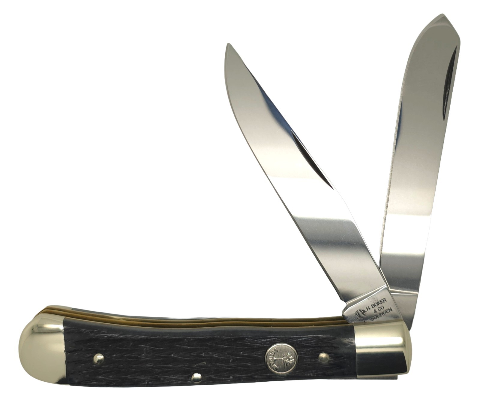 Böker Tree Brand 2525 Trapper Jigged Bone NIB Solingen