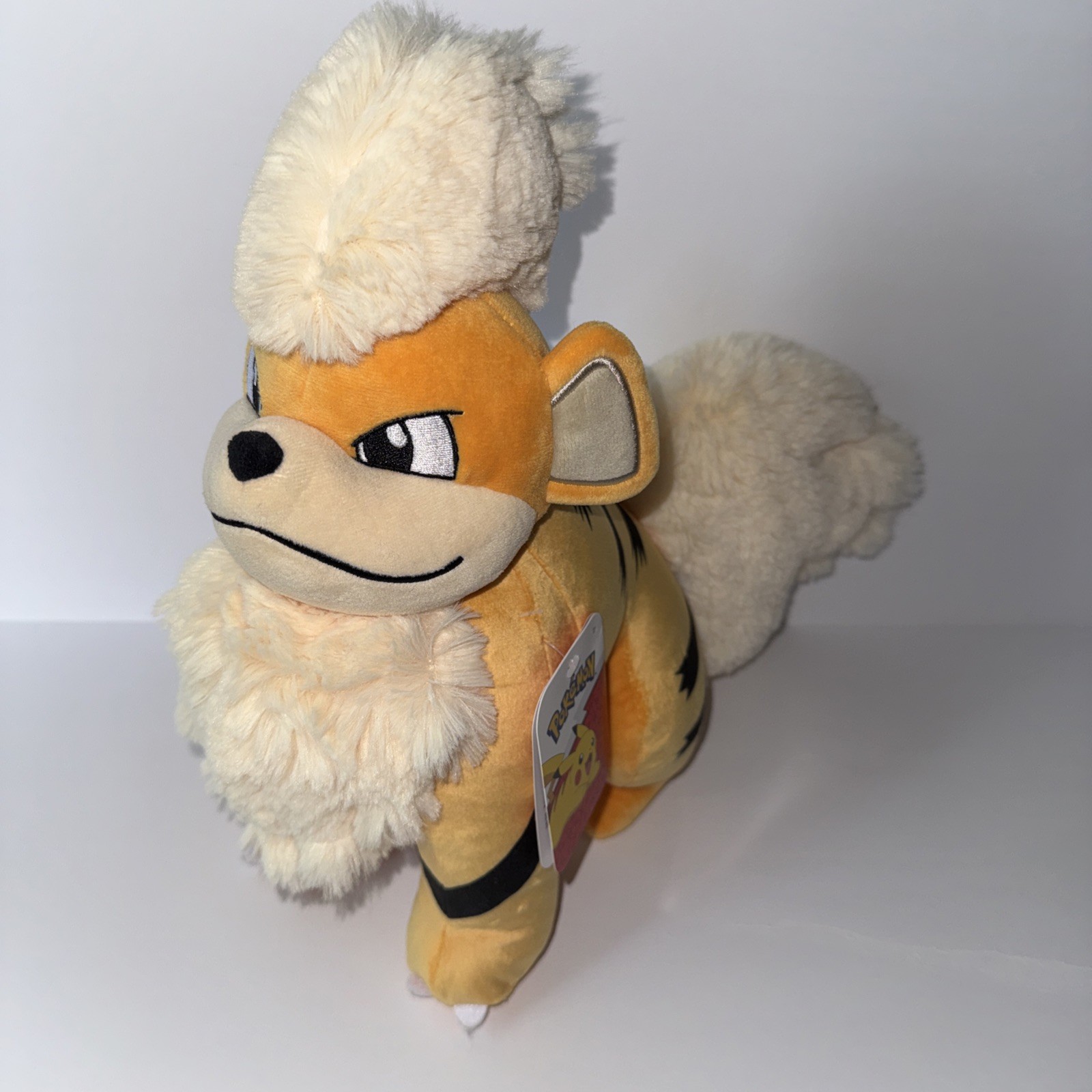 Growlithe 12-Inch Plush New-Officially Licensed Pokemon Plush By Jazwares NWT Growlithe 12-Inch Plush New-Officially Licensed Pokemon Plush By Jazwares NWT