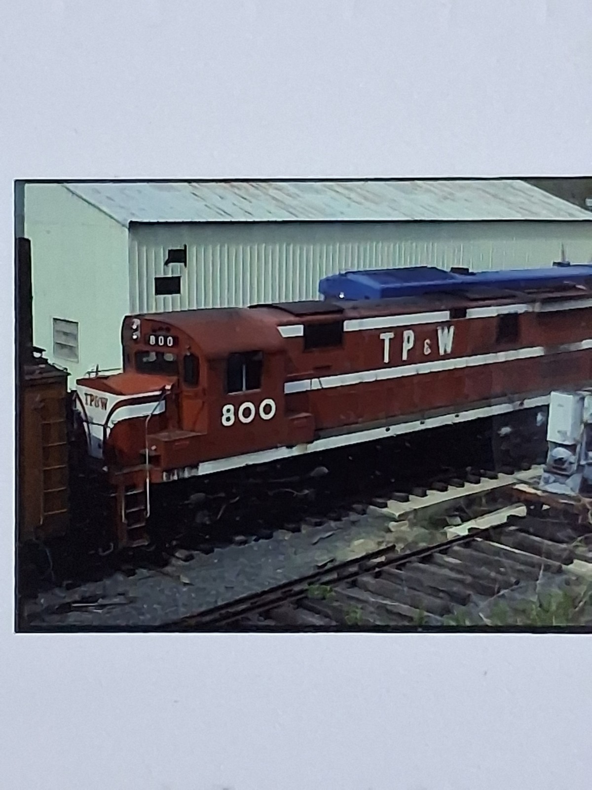 Rare Original 1984 Toledo Peoria & Western RR C-424 Loco #800 in 1984