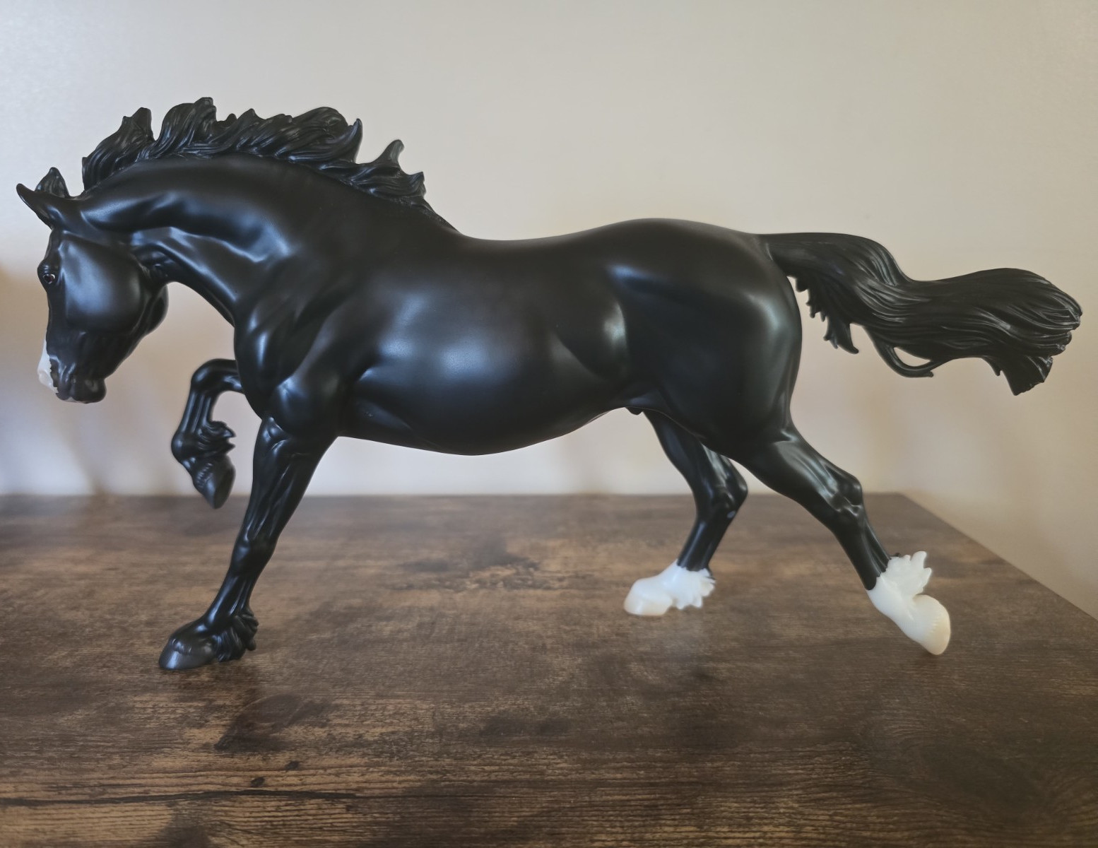 Breyer Halcyonia Night Life (Ace) Bf Limited Edition, Black, Cantering Welsh Cob Breyer Halcyonia Night Life (Ace) Bf Limited Edition, Black, Cantering Welsh Cob