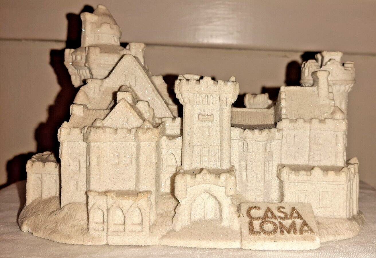 Large Rare Casa Loma Sand Sculpture Souvenir Building (Toronto Canada)