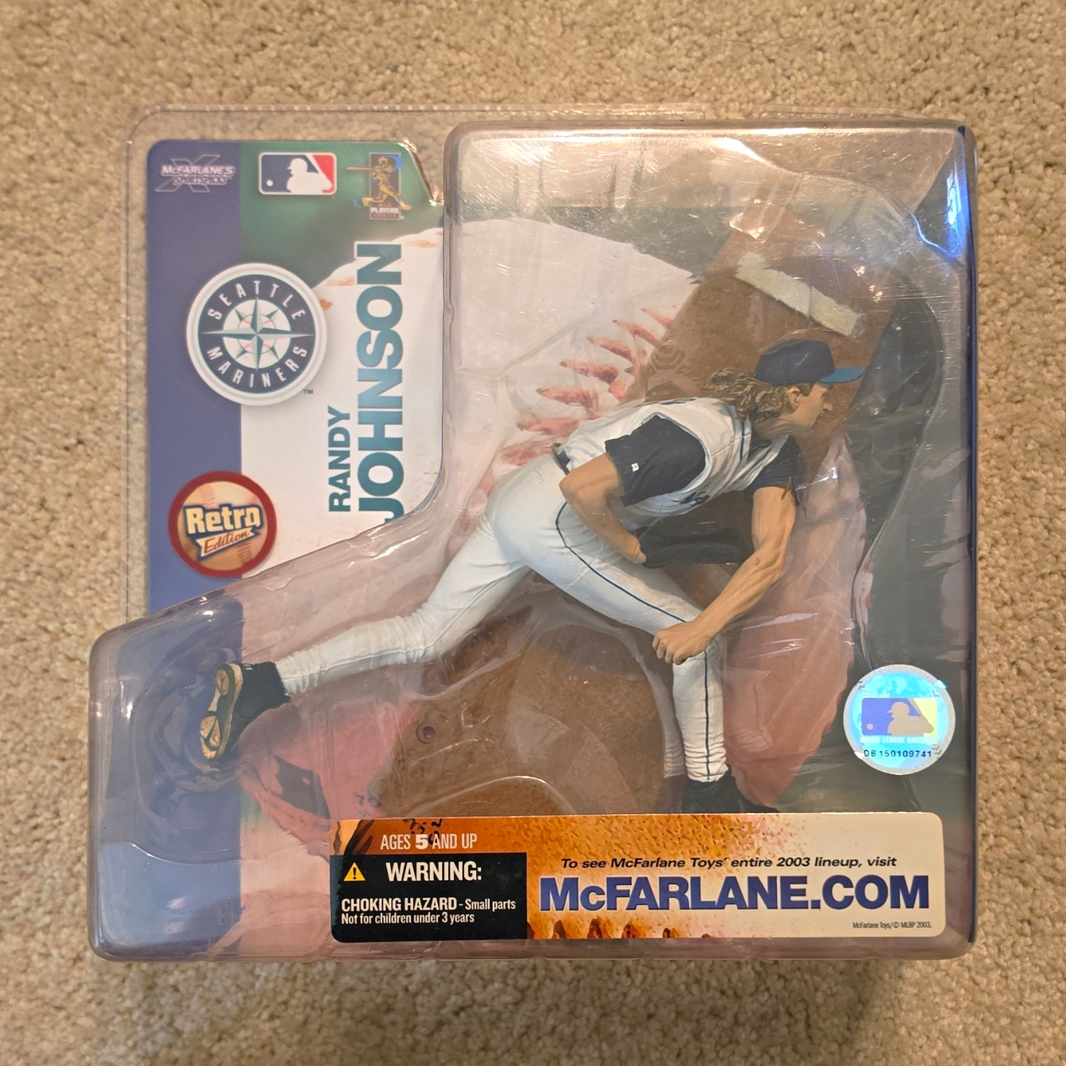 McFarlane SportsPicks Randy Johnson Seattle Mariners MLB Series 7 retro edition