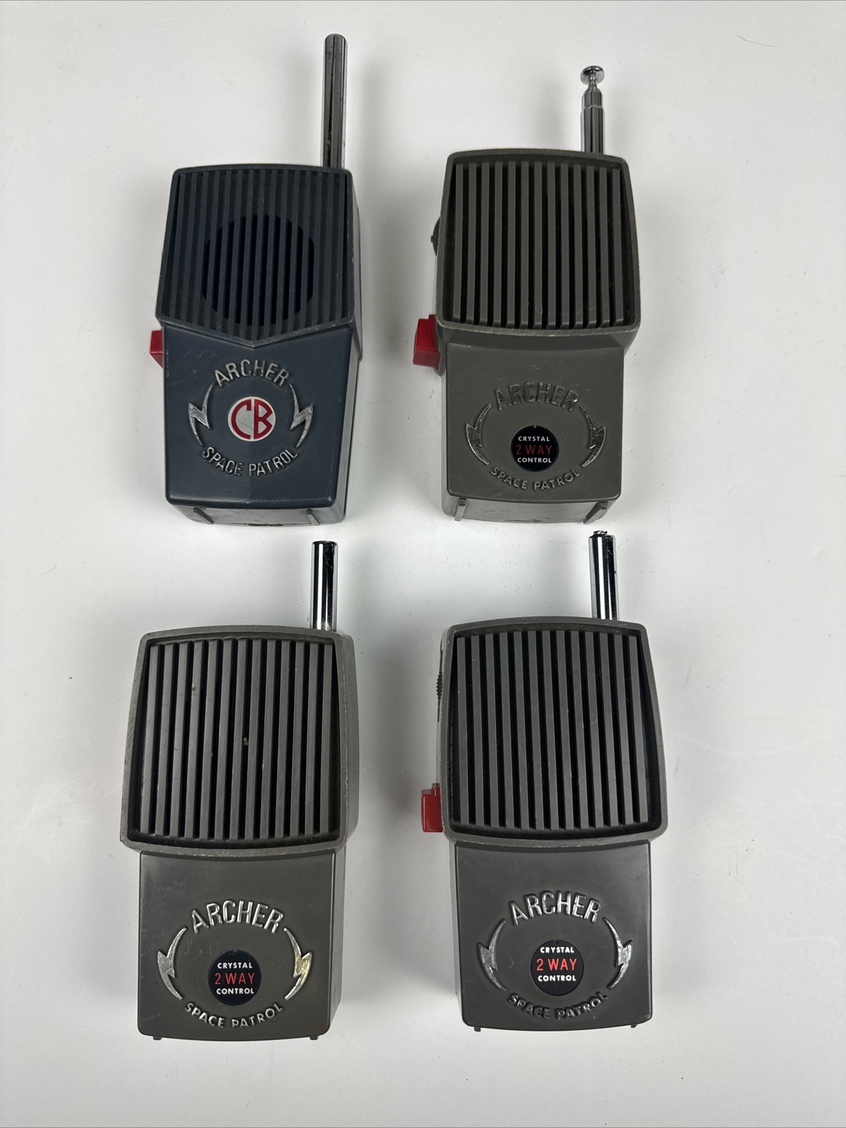 Vintage Four Archer Space Patrol Radio Shack Walkie Talkies 2 Way 1972,1976,1978 Vintage Four Archer Space Patrol Radio Shack Walkie Talkies 2 Way 1972,1976,1978