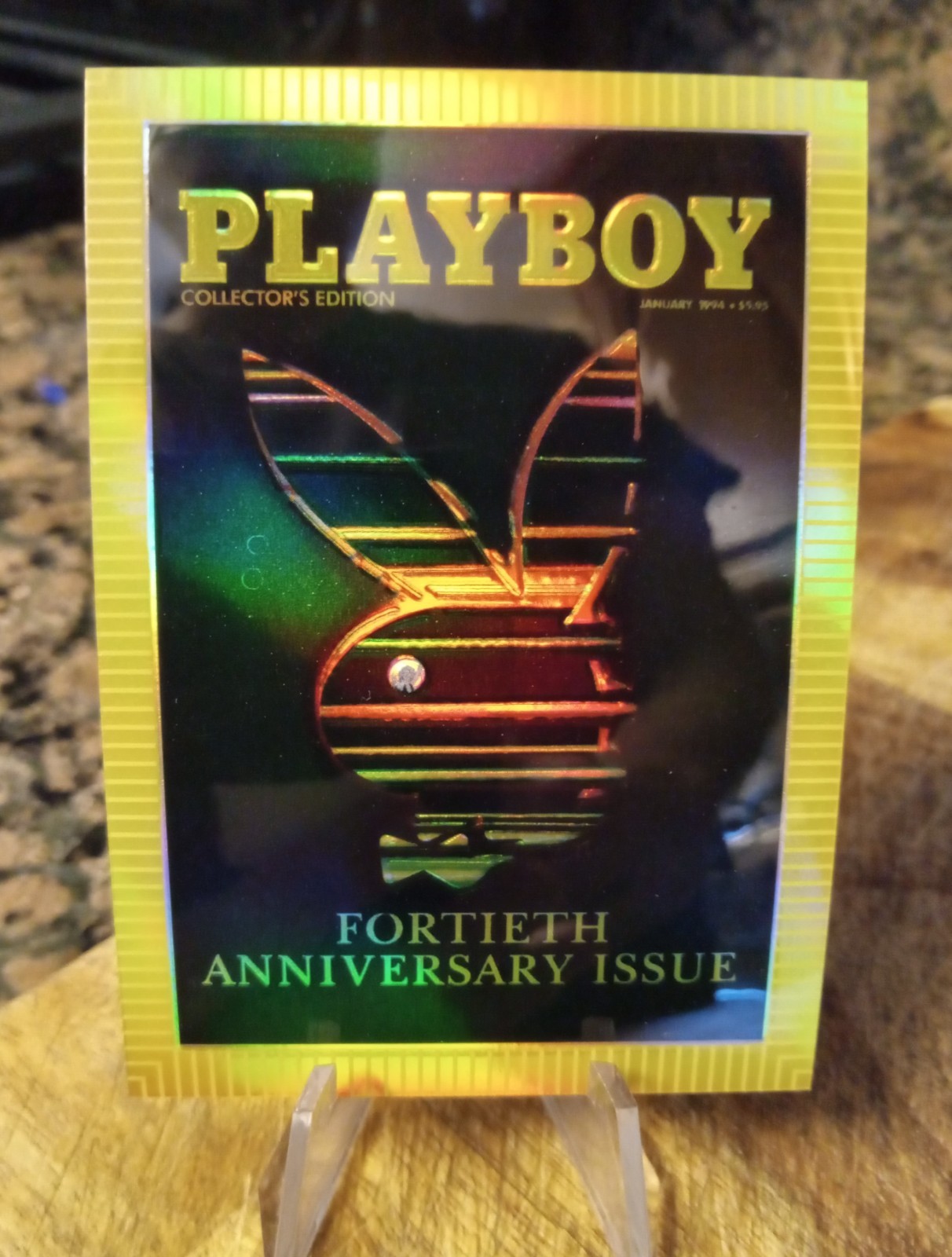 1995 Playboy Chromium Covers Series 1 REFRACTOR / January 1994 #99