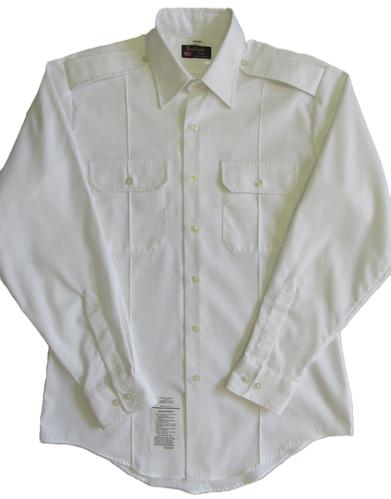 NWT MENS 20.5 x 35 ARMY SERVICE UNIFORM Long Sleeve ASU Dress White Shirt