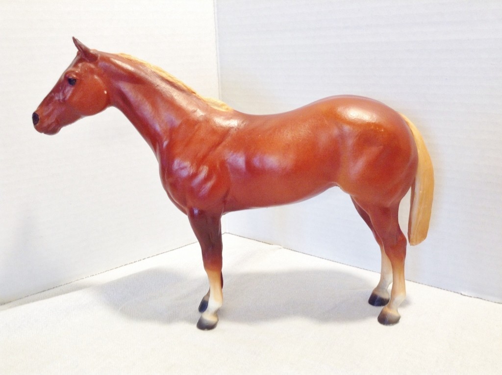 Vintage 1976 Breyer Lady Phase Red Chestnut with Flaxen Mane Tail Stamped USA 