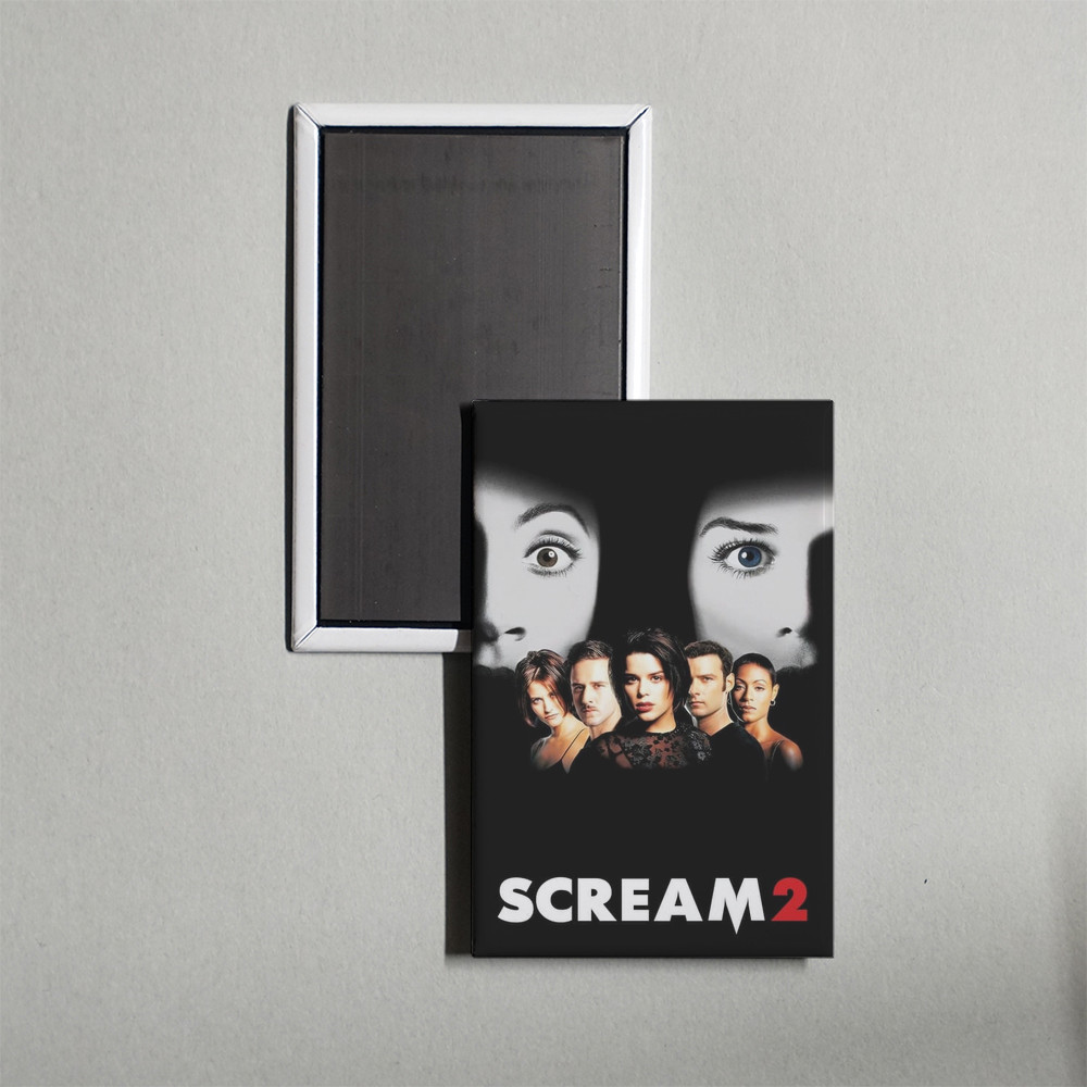 Scream 2 Mini Movie Poster Fridge Locker Magnet Scream 2 Mini Movie Poster Fridge Locker Magnet