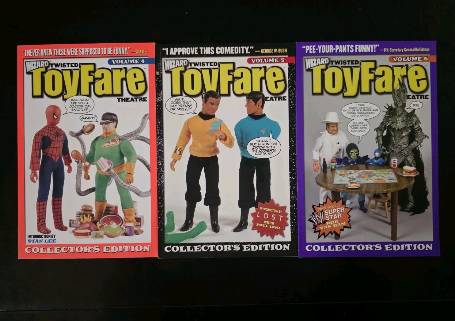 Twisted Toyfare Theatre - VOLUMES 4-5-6 - Wizard - Graphic Novels TPB