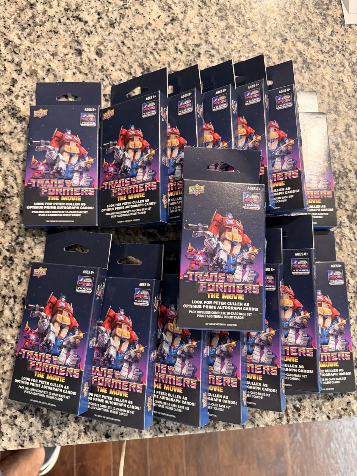 Lot 15X *2026 Upper Deck Transformers The Movie Special Edition Cards Hanger Box