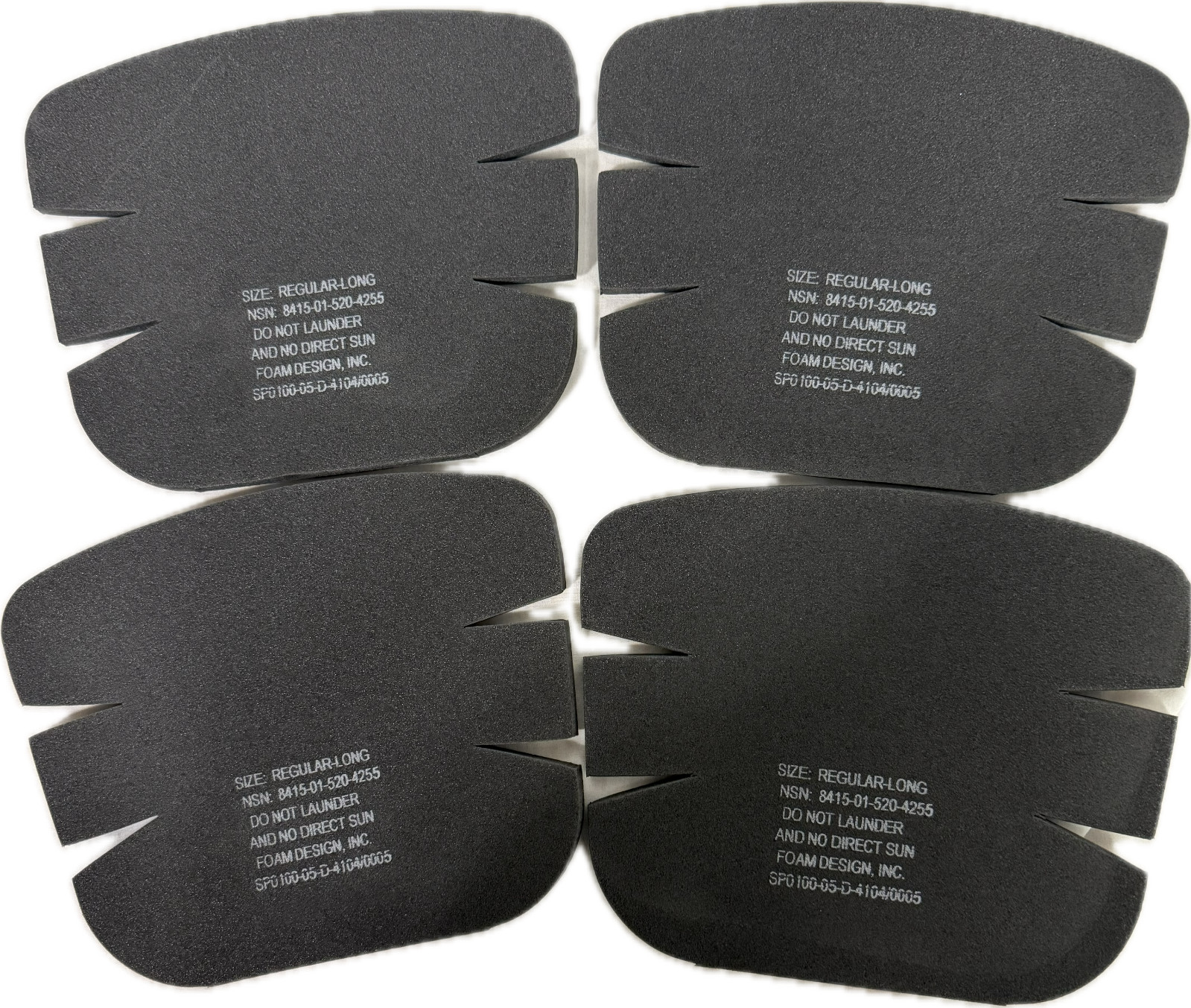 2 Sets Military Issue Knee / Elbow pad inserts for Uniforms Lightweight USGI 2 Sets Military Issue Knee / Elbow pad inserts for Uniforms Lightweight USGI
