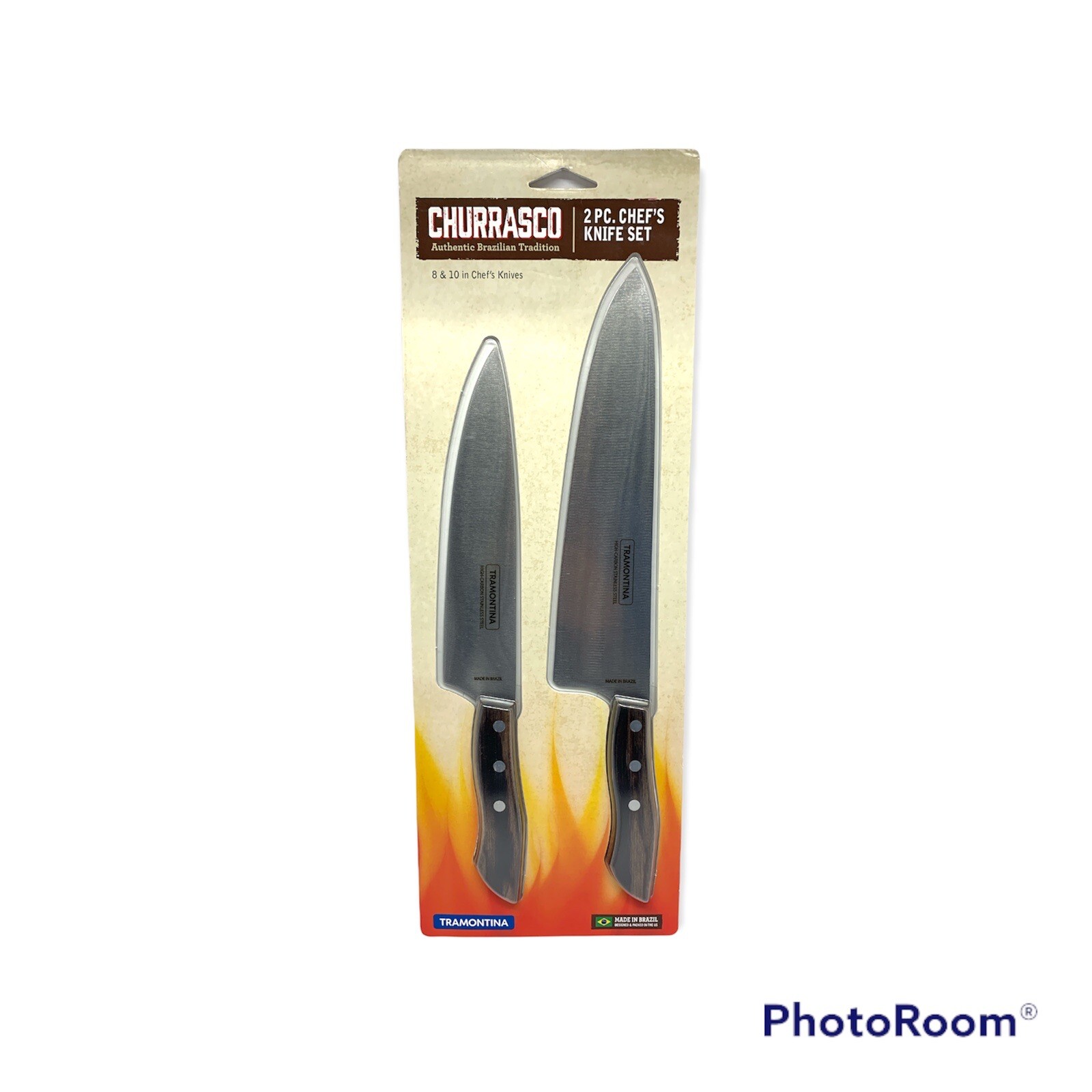 HIGH QUALITY TRAMONTINA CHURRASCO 2 PC CHEF\'S KNIFE SET