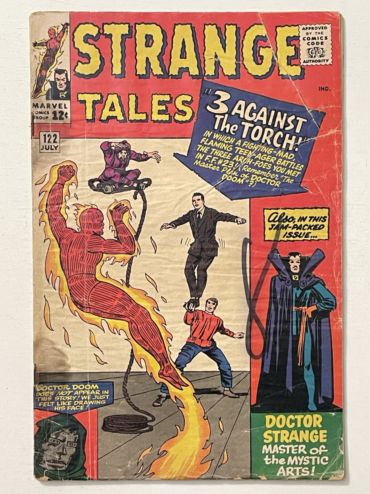 Silver Age Marvel STRANGE TALES (VOLUME 1) # 122 NIGHTMARE 1ST FULL READER 1964
