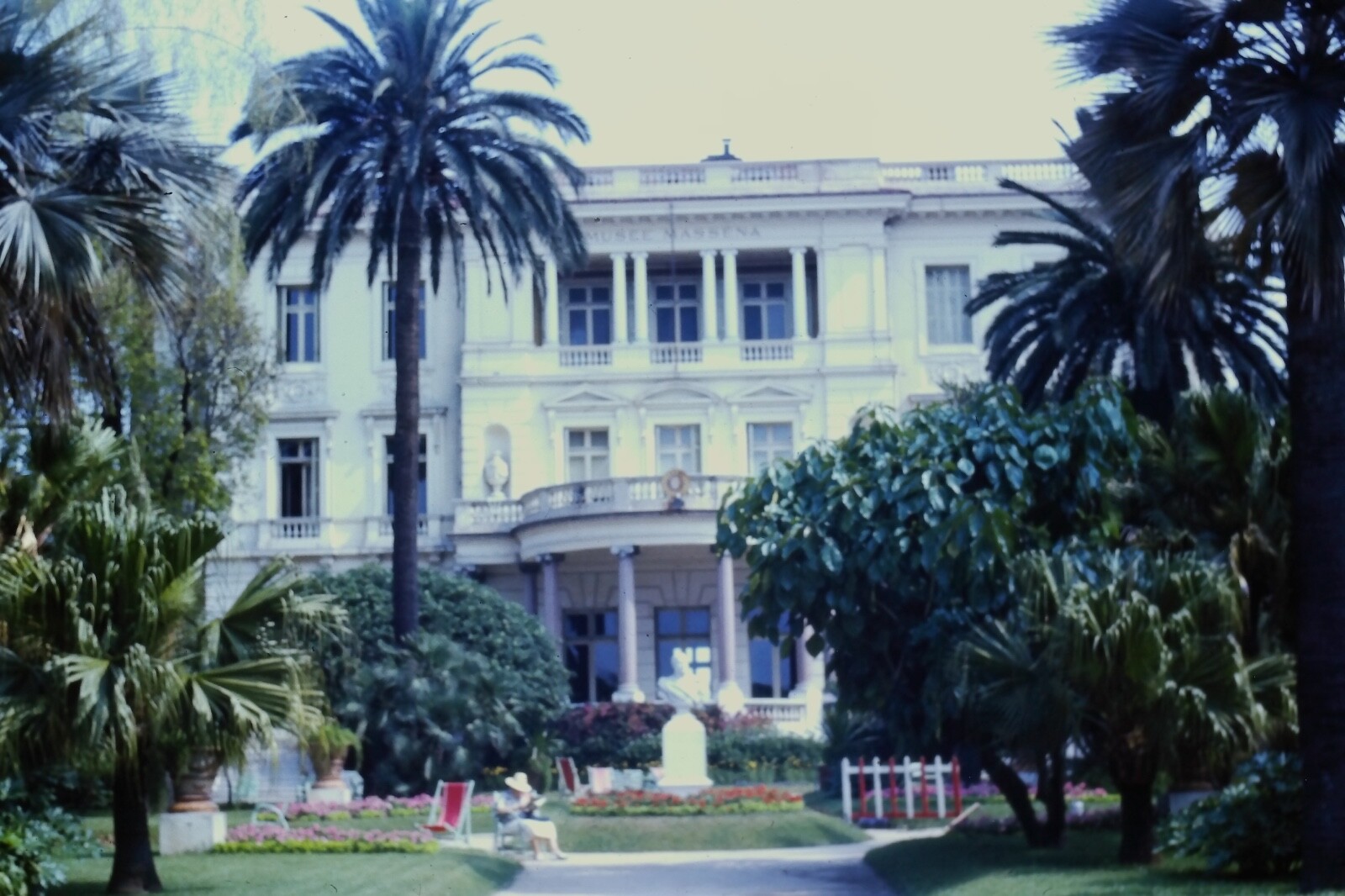 Vintage 35mm Photo Slide Villa Massena Nice France Museum 1960s 1970s Europe