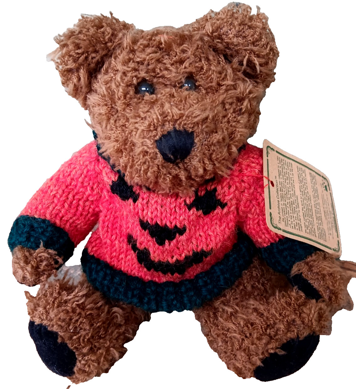 BOYDS Bears Halloween Jack O Lantern Sweater Bradley Boobear 9\