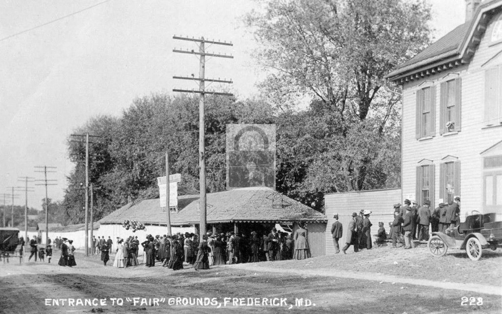 Entrance To Fair Grounds Frederick Maryland MD - Reprint