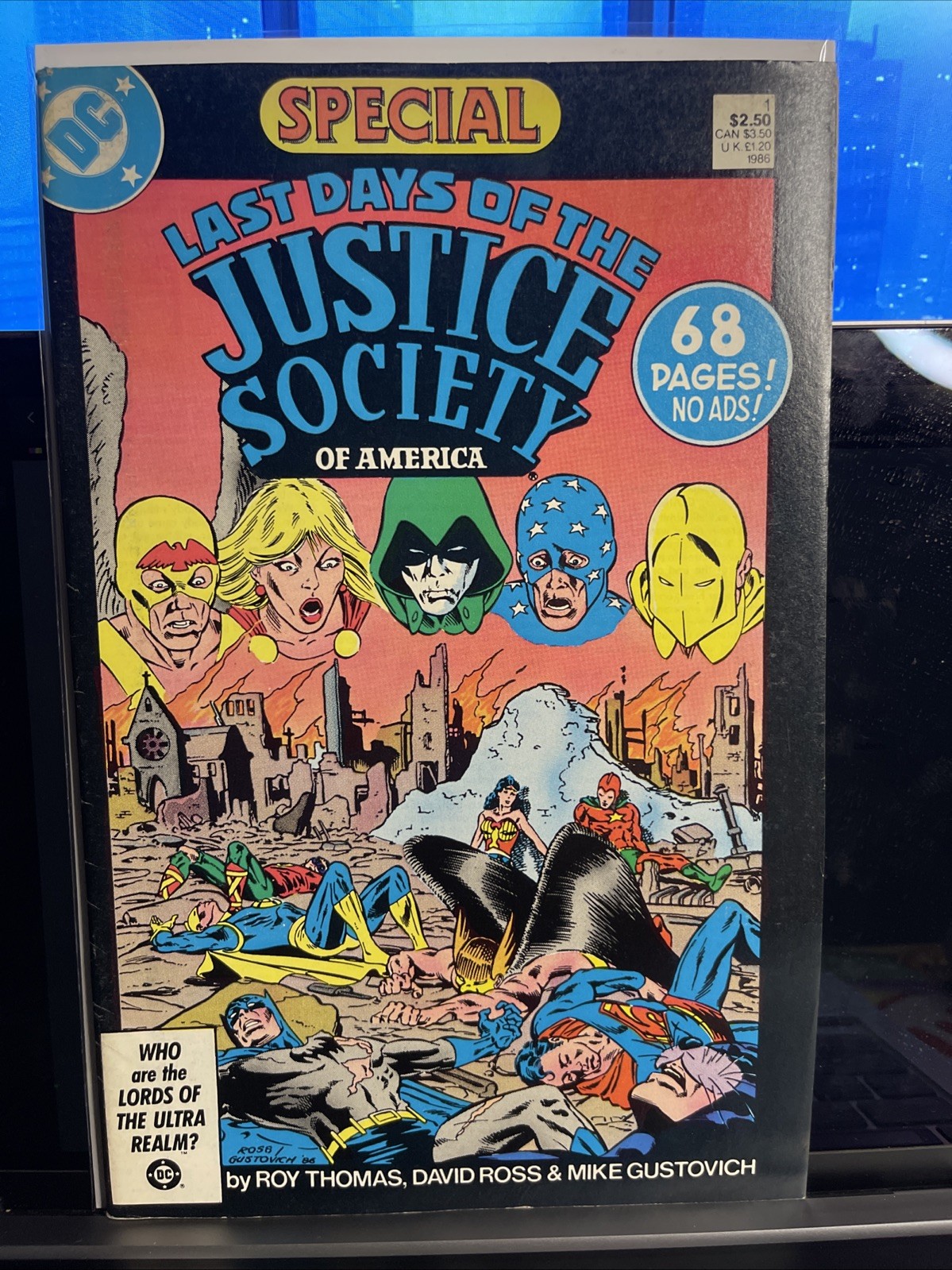 Last Days of the Justice Society Special #1 (DC Comics July 1986) VF/NM Last Days of the Justice Society Special #1 (DC Comics July 1986) VF/NM