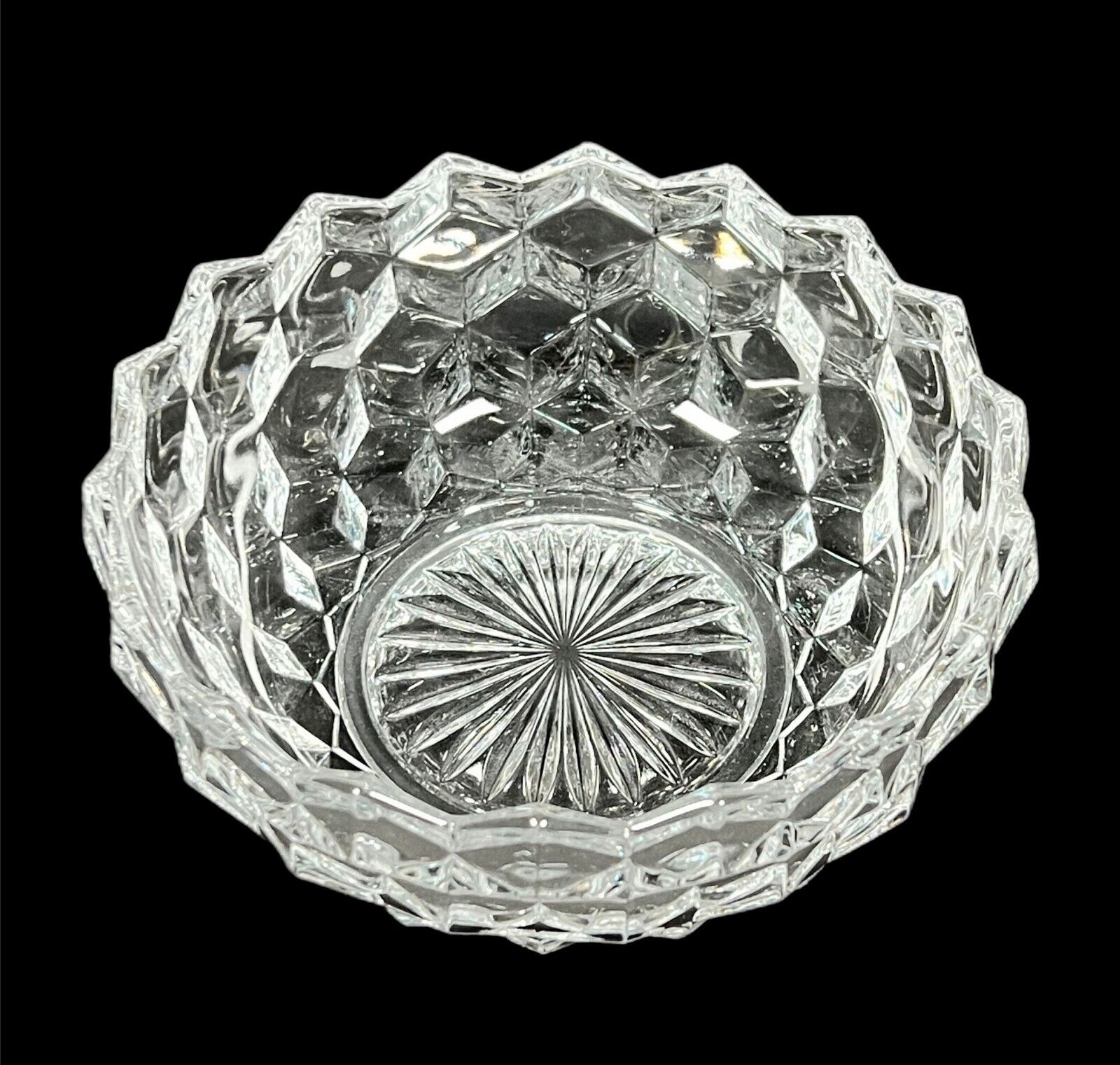 Fostoria American Glass Bowl Elegant Pattern Vintage Made in USA 5 Inches Wide