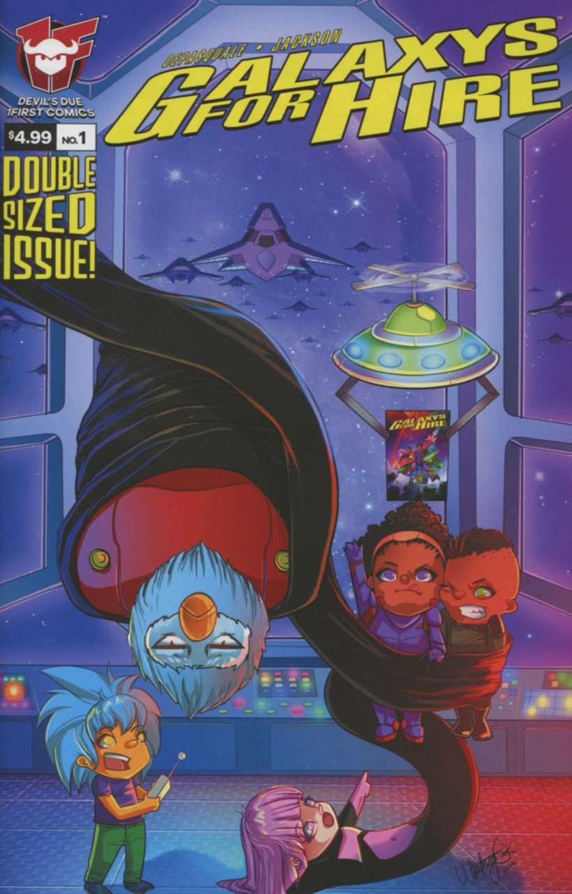 Galaxys For Hire #1B VF/NM; Devil\'s Due | Sherard Jackson 1First - w/Bag+Board Galaxys For Hire #1B VF/NM; Devil\'s Due | Sherard Jackson 1First - w/Bag+Board