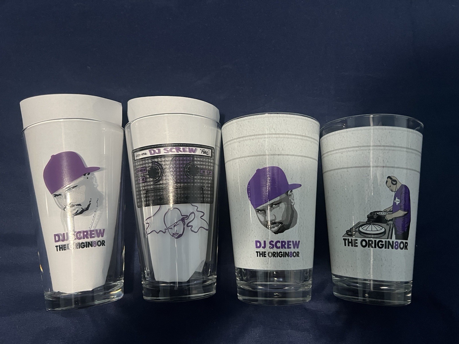 8th Wonder x DJ Screw Screwed Up Sunday Glassware - First 4 Years