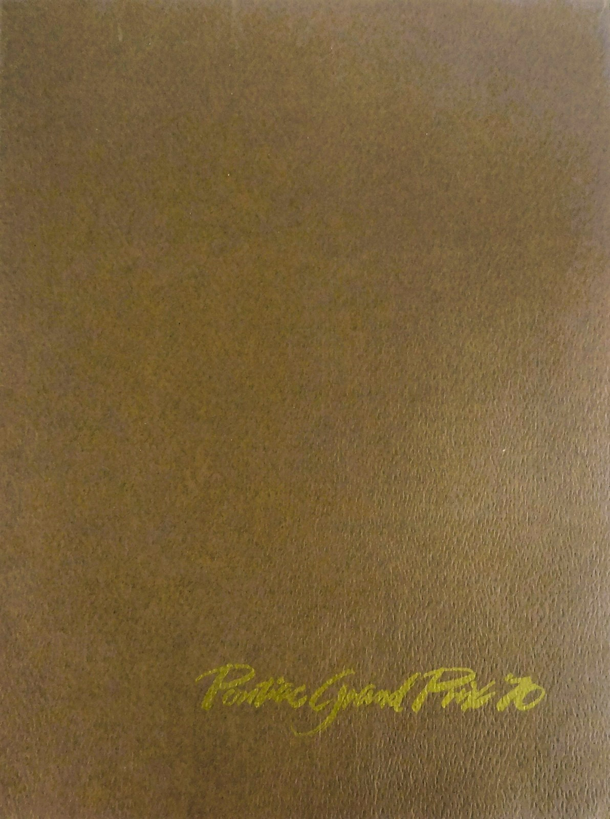 1970 Pontiac Grand Prix Prestige Brochure