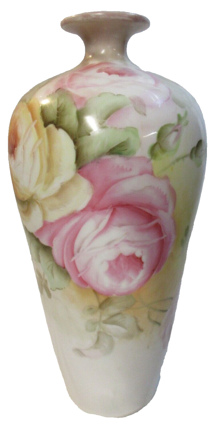 ANTIQUE~J.P.L. FRANCE~ LIMOGES HANDPAINTED AND SIGNED E.S.LOCHMAZ~13\