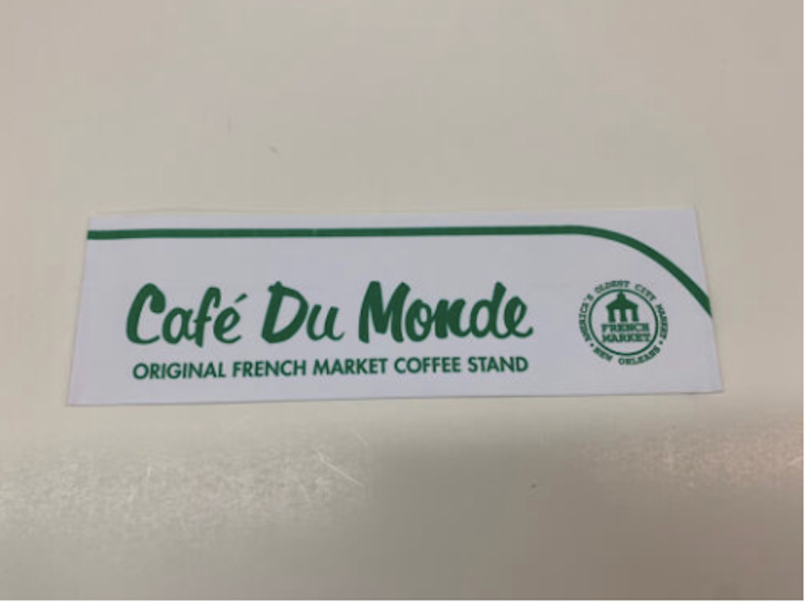 *NEW* Vintage Cafe Du Monde Beignet Paper Costume Halloween Hat New Orleans LA