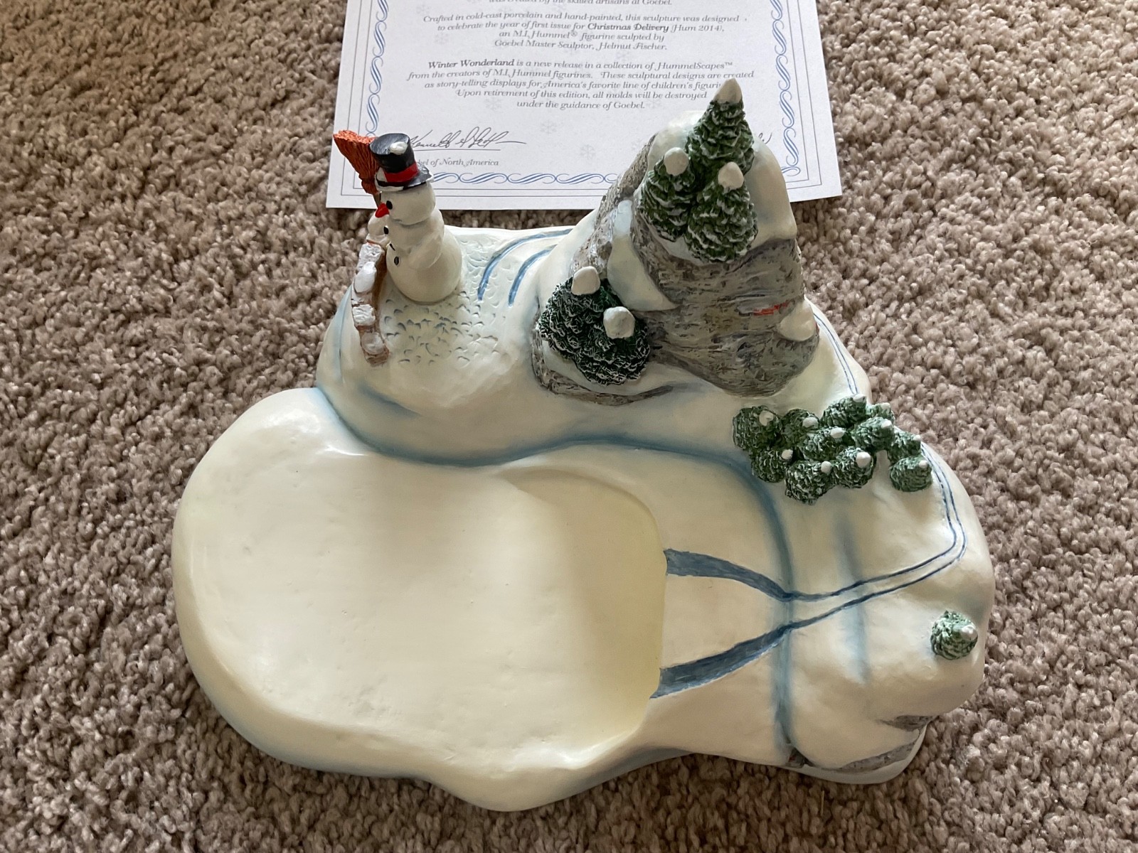 Goebel Hummelscapes Winter Wonderland w/ Box Signed & COA Goebel Hummelscapes Winter Wonderland w/ Box Signed & COA